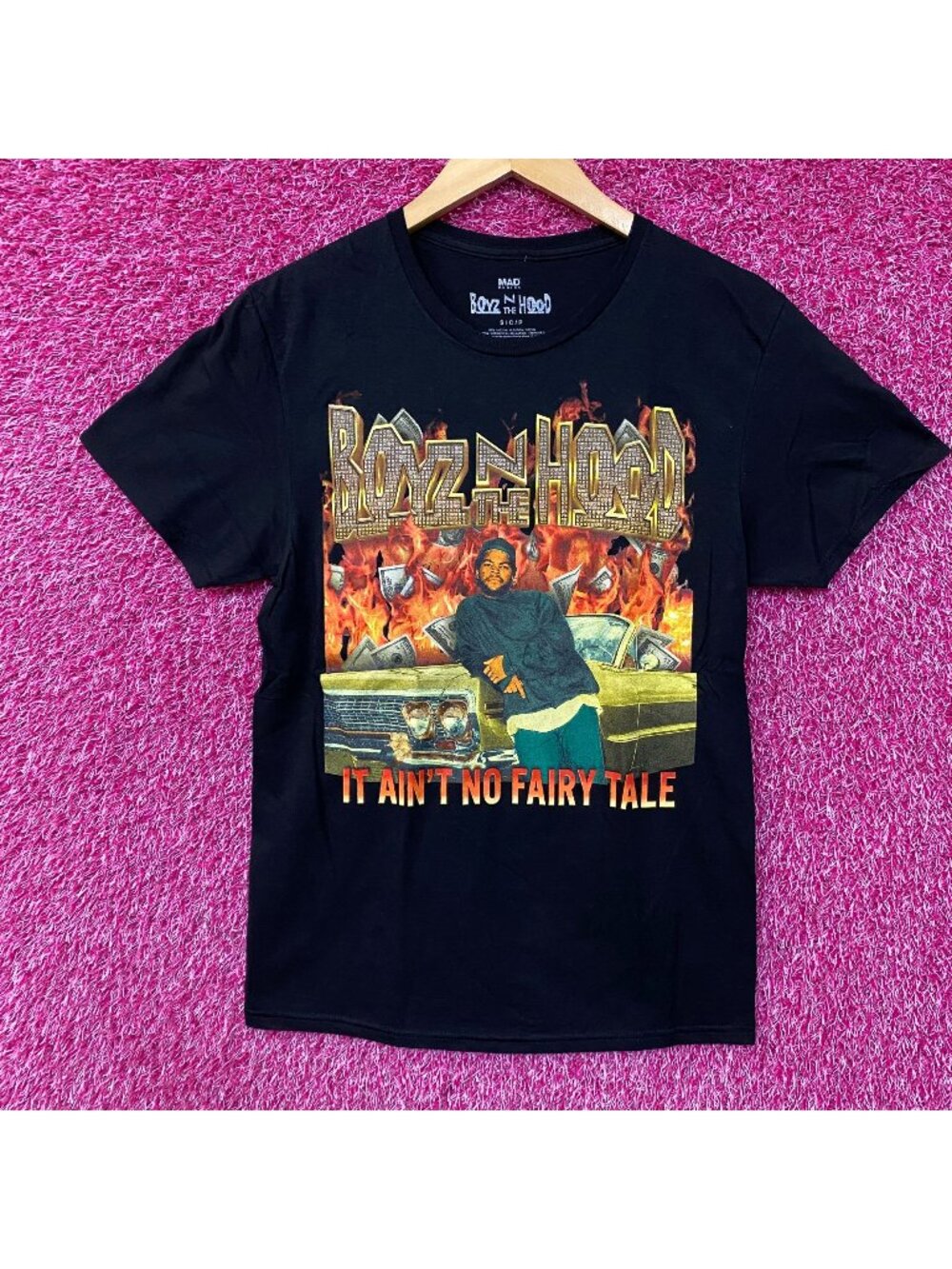 Boyz N The Hood Ain't No Fairytale Graphic T-Shirt Small